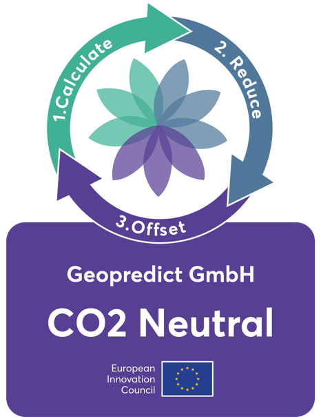 CO2 reduction certified by EIC greenhouse gase programme. geo-forecasting, knowledge factory, energy forecast, climate forecast, renewable energy production, forecast,